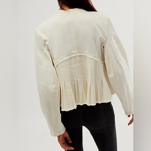 Free People Cassidy Jacket - Ivory - Picture 2 of 7